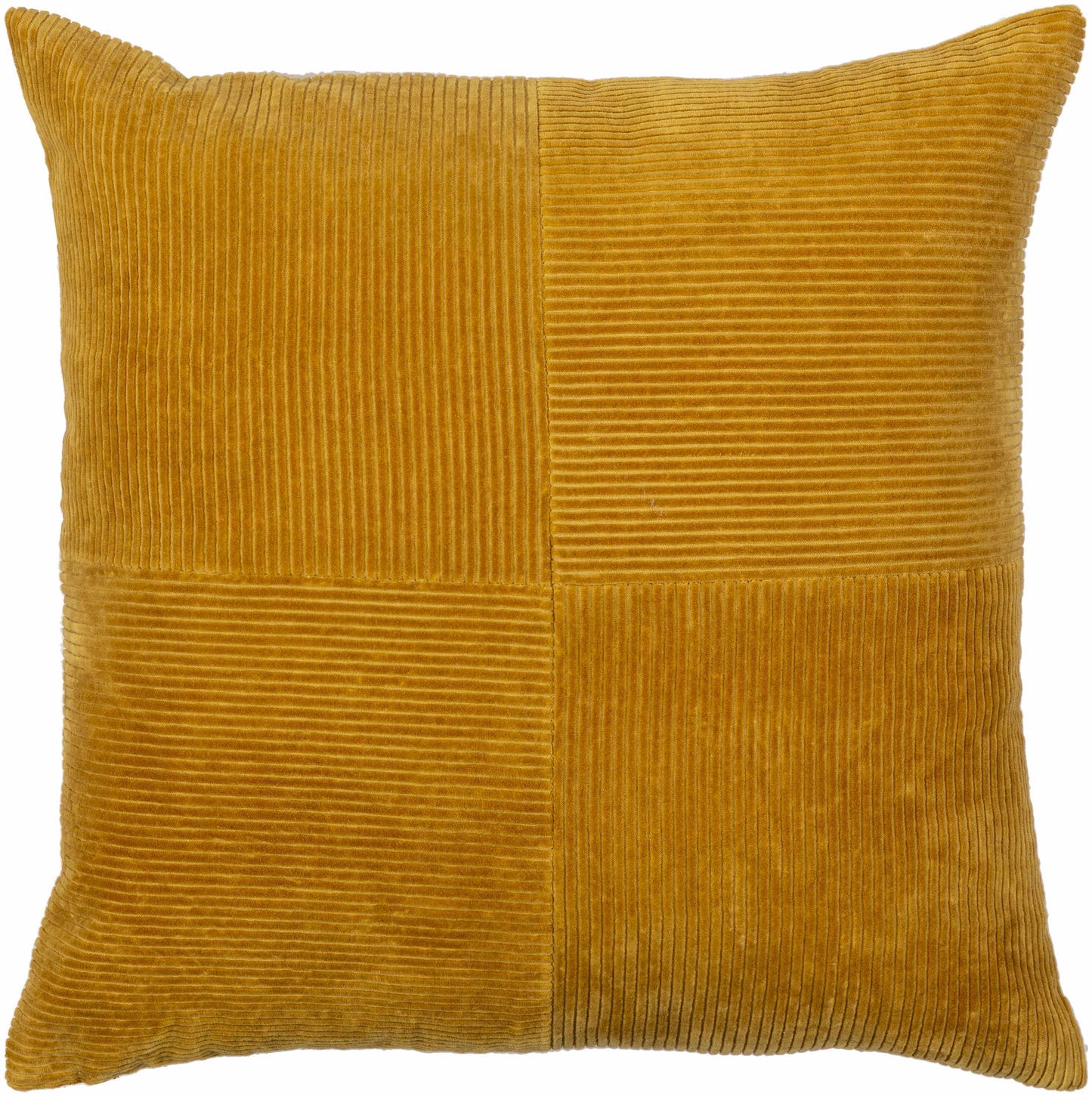 Jory Mustard Corduroy Accent Pillow-1