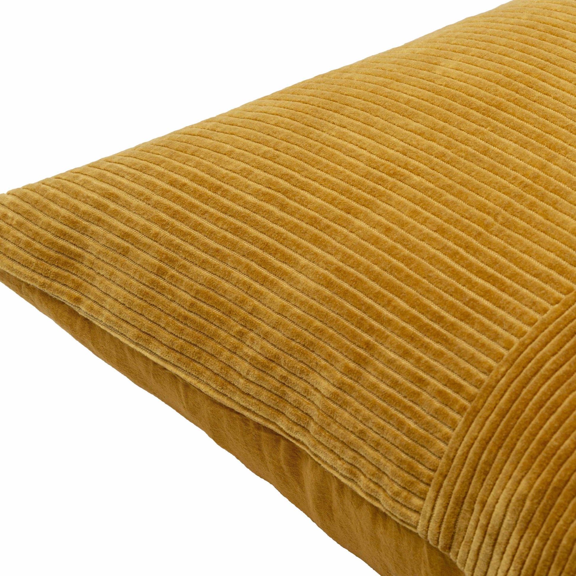 Jory Mustard Corduroy Accent Pillow-3