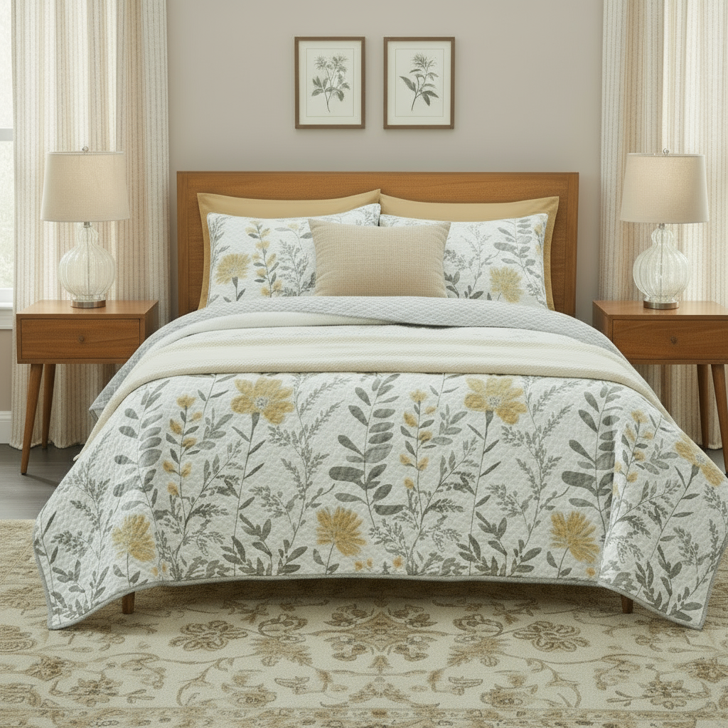Morning Bloom Quilt Set